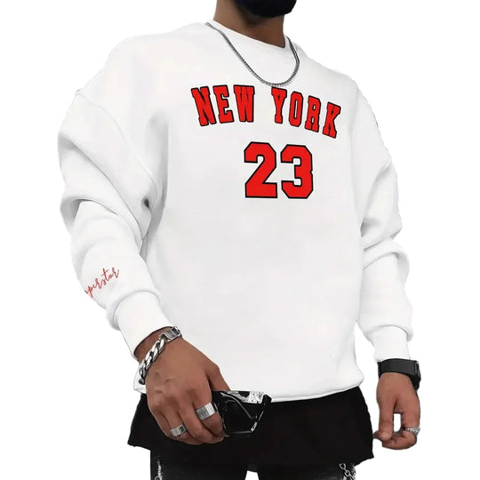 Sweat-shirt pour homme à imprimé audacieux 0