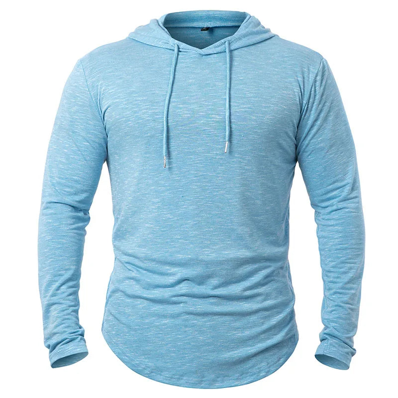 Sweat À Capuche Homme Léger En Polyester Pour Activités Sportives 0