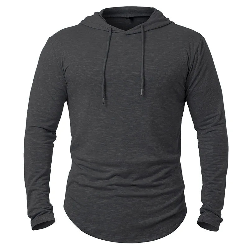 Sweat À Capuche Homme Léger En Polyester Pour Activités Sportives 11