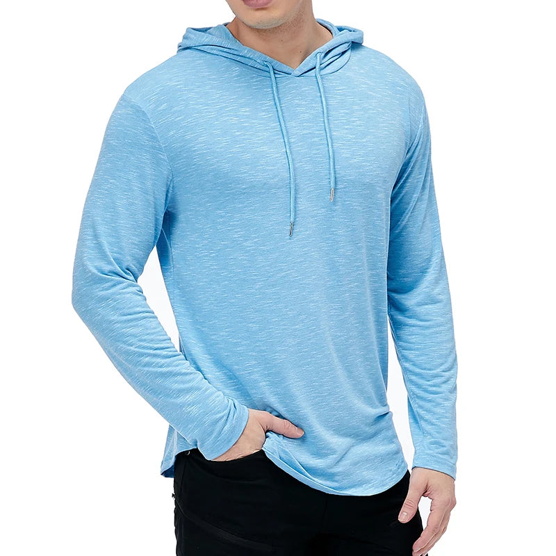 Sweat À Capuche Homme Léger En Polyester Pour Activités Sportives 3