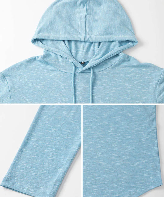 Sweat À Capuche Homme Léger En Polyester Pour Activités Sportives 5