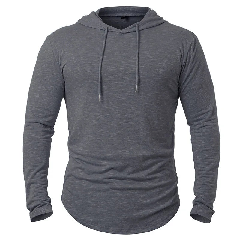 Sweat À Capuche Homme Léger En Polyester Pour Activités Sportives 9