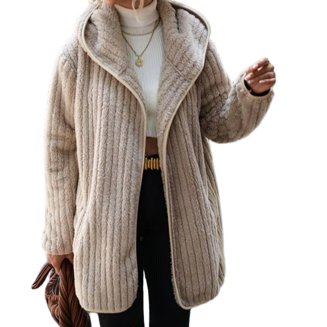 Sweat à Capuche Tricoté pour Femmes Confortable 0