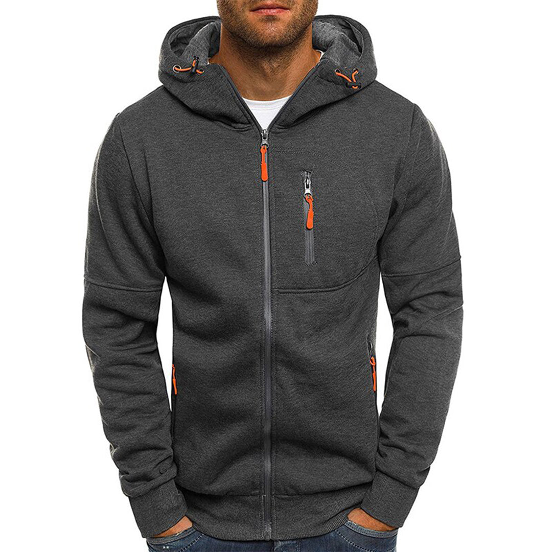 Sweat à Capuche pour Hommes avec Fermeture Éclair 0