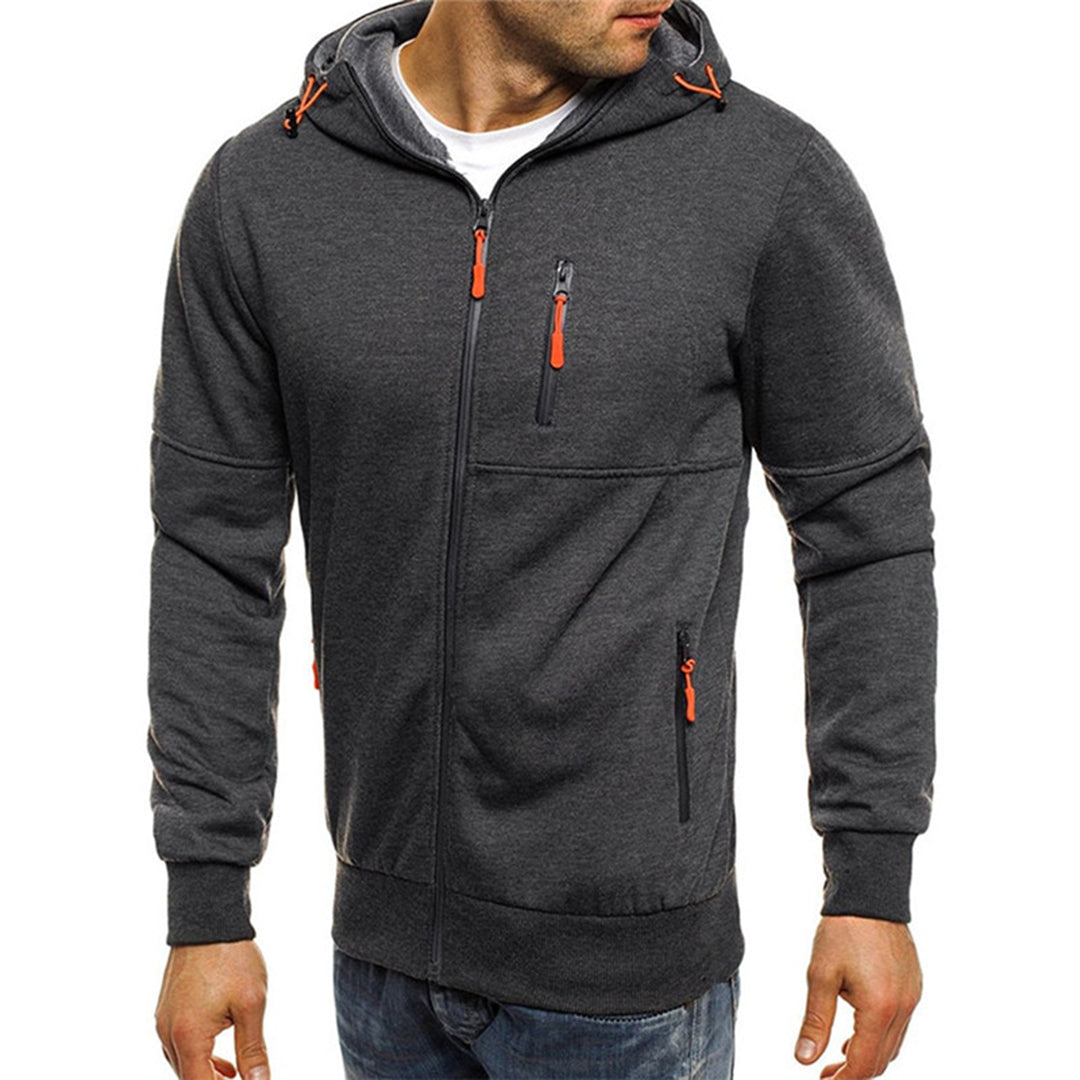 Sweat à Capuche pour Hommes avec Fermeture Éclair 1