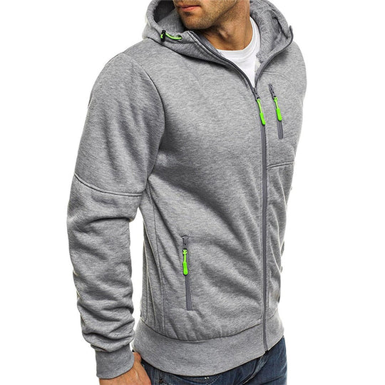 Sweat à Capuche pour Hommes avec Fermeture Éclair 8