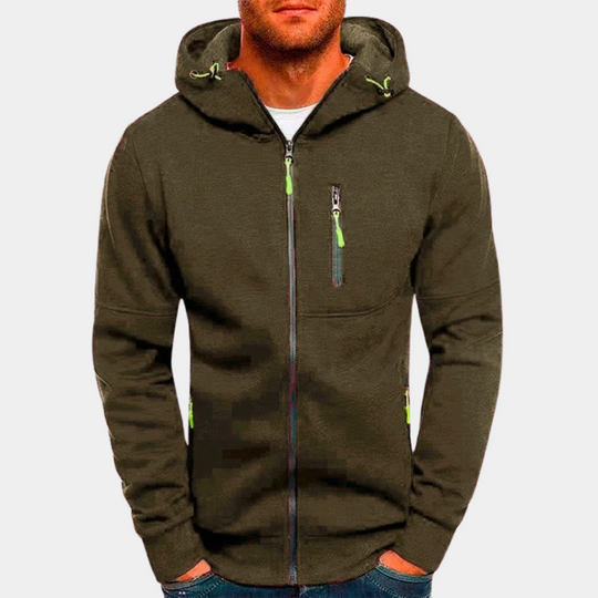 Sweat à Capuche pour Hommes avec Fermeture Éclair 9