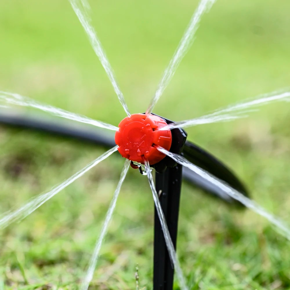 Système d'Arrosage Automatique Goutte à Goutte avec Minuterie Programmable pour Jardin 2
