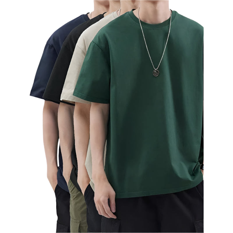 T-Shirt Homme Coton Confort Été Manches Courtes 0