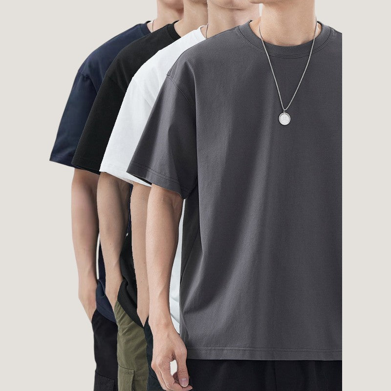 T-Shirt Homme Coton Confort Été Manches Courtes 1