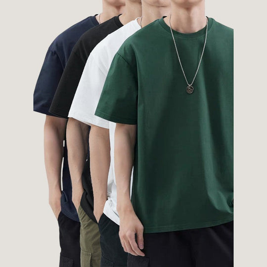 T-Shirt Homme Coton Confort Été Manches Courtes 3