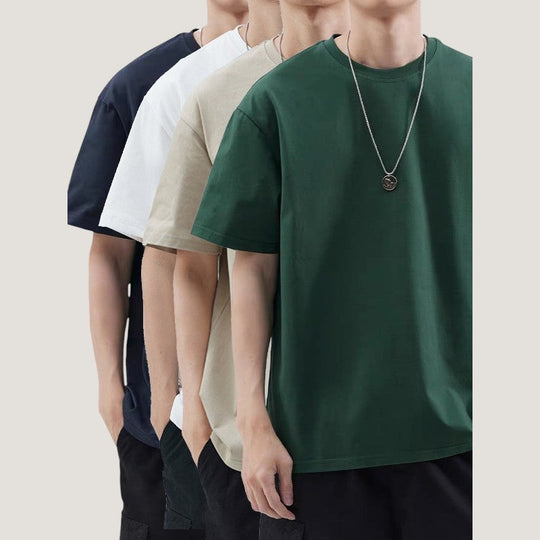 T-Shirt Homme Coton Confort Été Manches Courtes 5