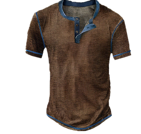 T-Shirt Homme Vintage à Manches Longues 0