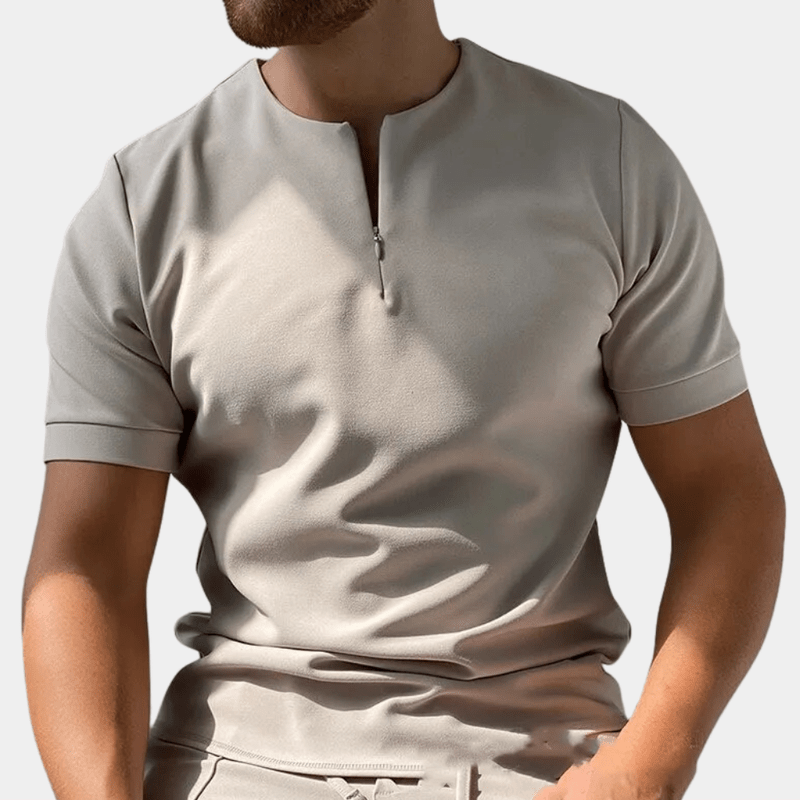 T-shirt Basique Confortable pour Hommes en Polyester 1