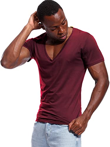 T-shirt Homme Col V Décontracté 5