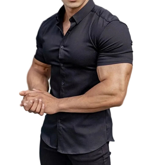 T-shirt Musculaire à Manches Courtes pour Hommes 0
