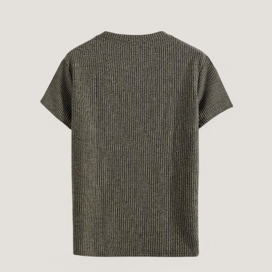 T-shirt à Manches Courtes en Jacquard pour Homme 5