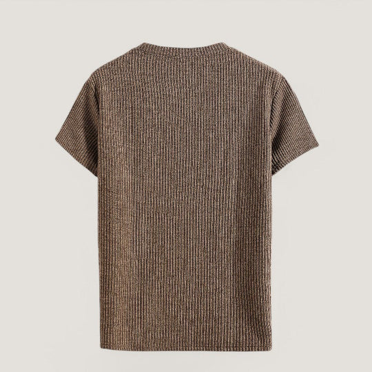 T-shirt à Manches Courtes en Jacquard pour Homme 6