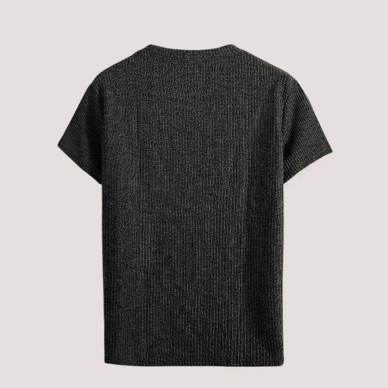 T-shirt à Manches Courtes en Jacquard pour Homme 8