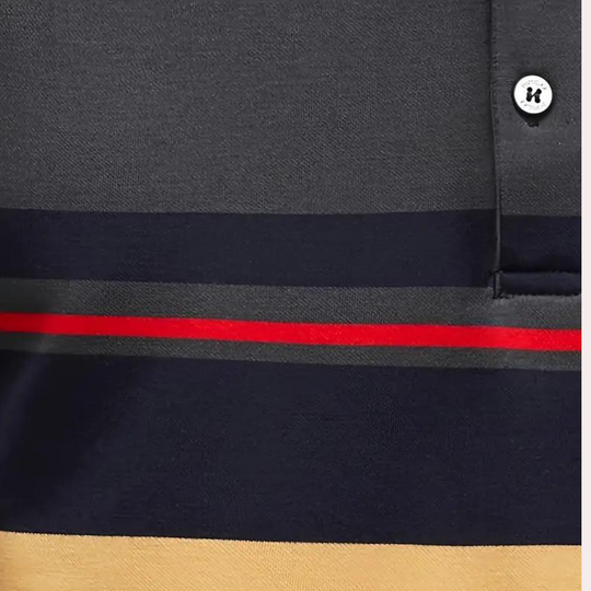 T-shirt à manches longues rayé pour hommes 3