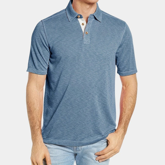 T-shirt de Golf à Manches Longues pour Homme en Coton 1