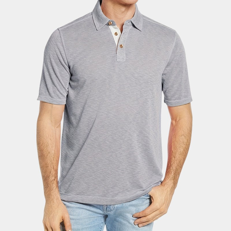 T-shirt de Golf à Manches Longues pour Homme en Coton 2