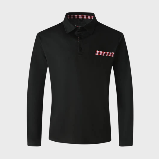 T Shirt Homme Manches Longues Polyvalent Polyester 1