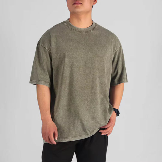 T Shirt Homme Oversize Style Urbain Vintage 3