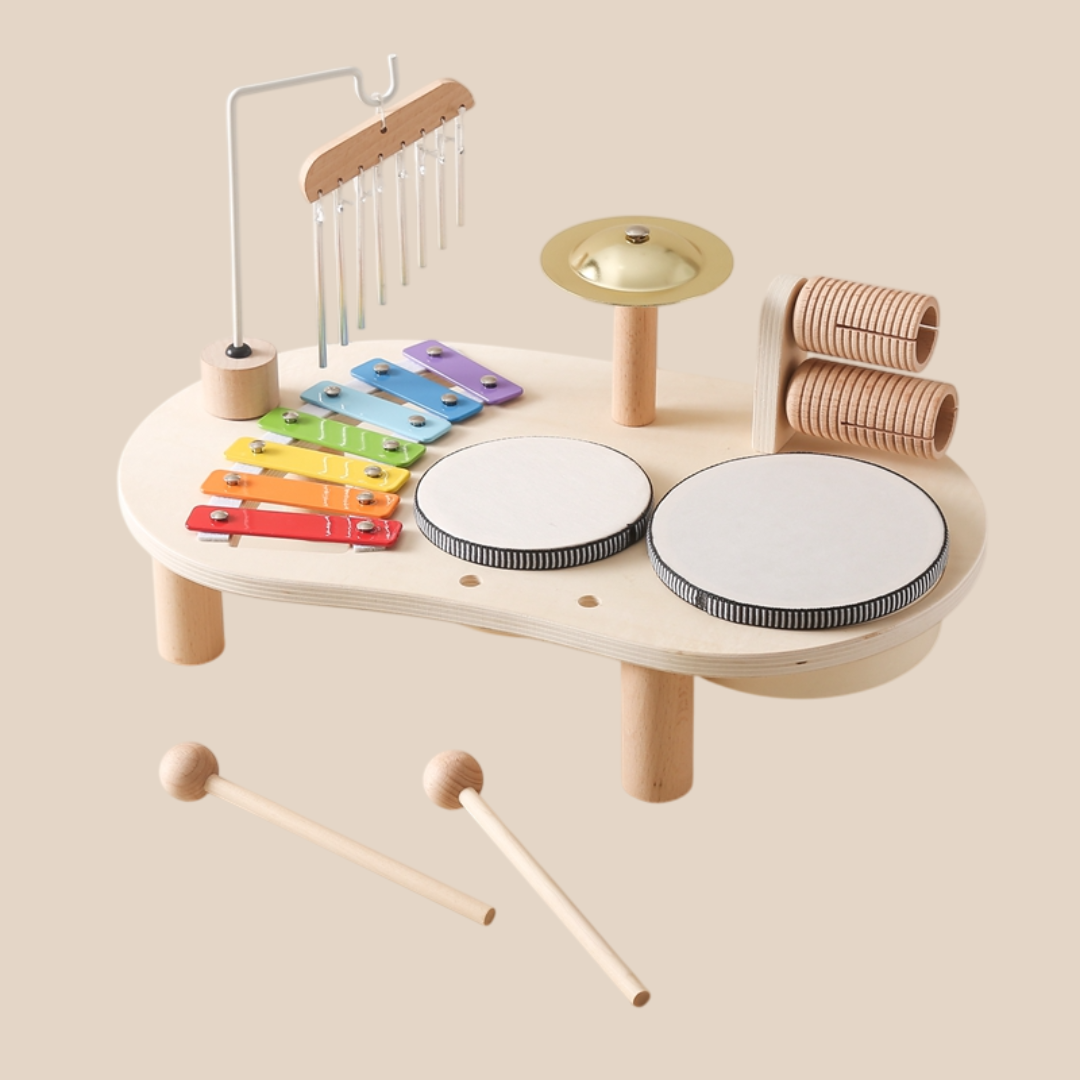 Table Musicale Enfantine Avec Instruments Variés 1