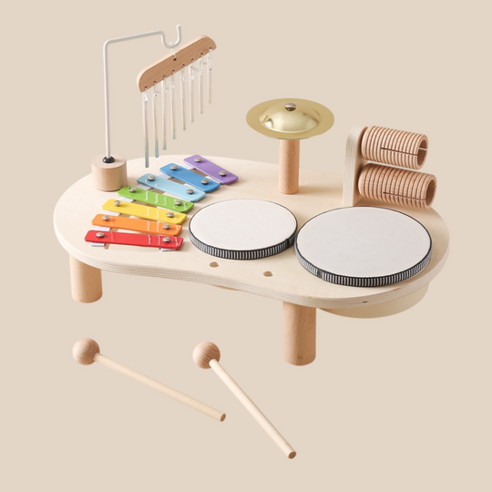 Table Musicale Enfantine Avec Instruments Variés 1