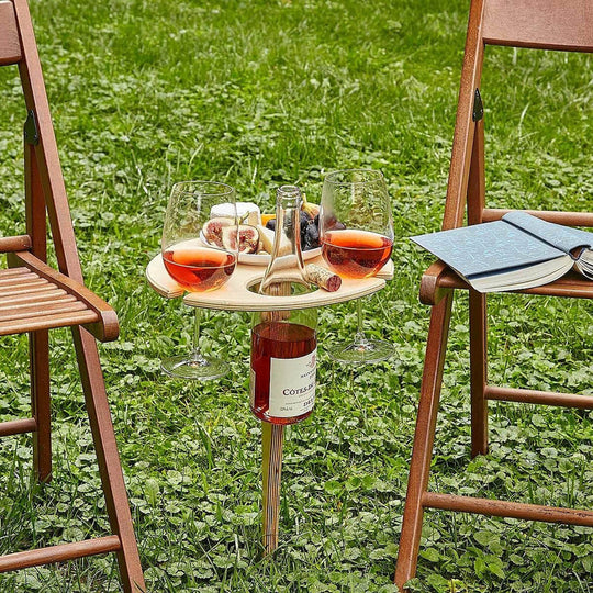 Table à vin extérieure réglable pour pique-nique d'été 1