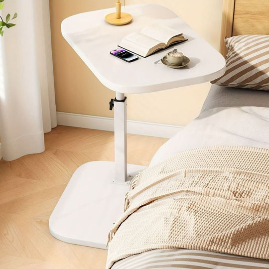 Table d'appoint Réglable Moderne Bout de Canapé Design Polyvalent 9
