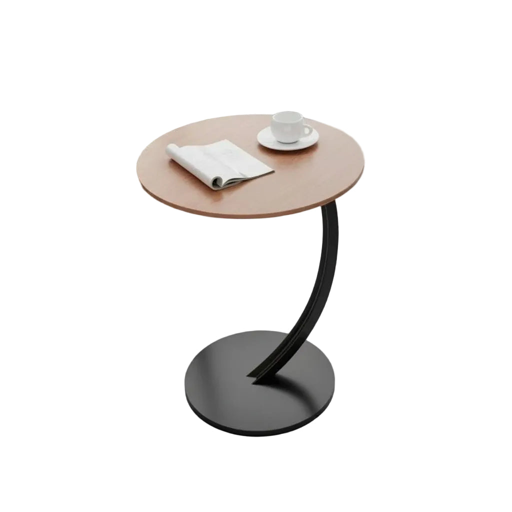 Table d'appoint Ronde Compacte pour Petits Espaces 0