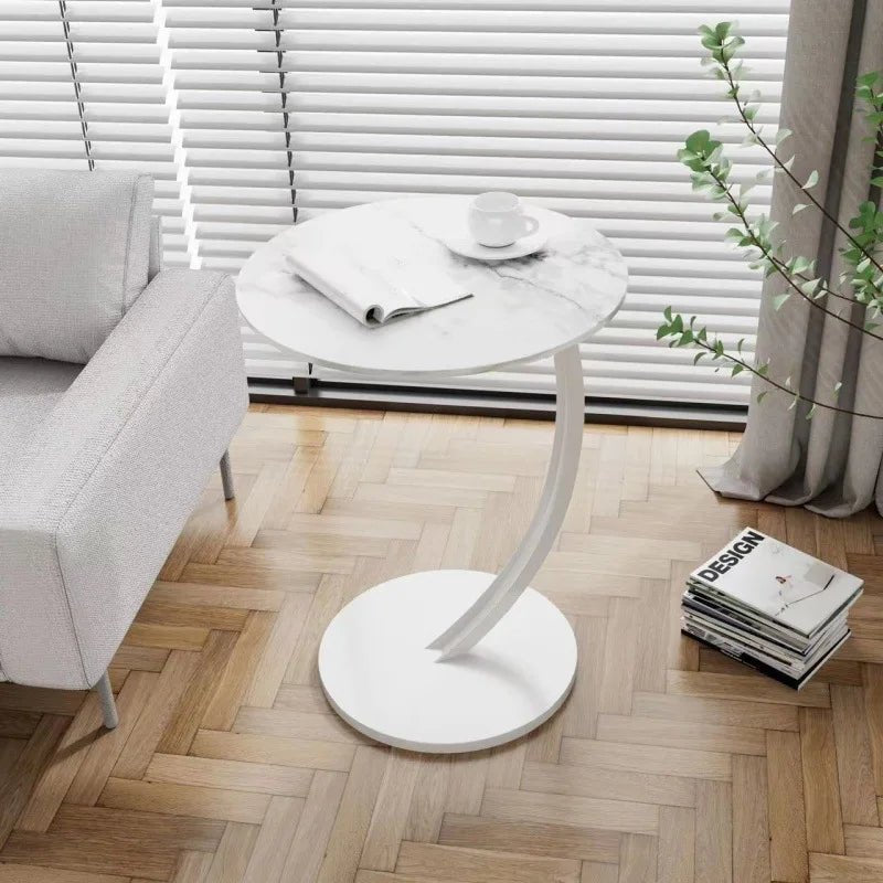 Table d'appoint Ronde Compacte pour Petits Espaces 10