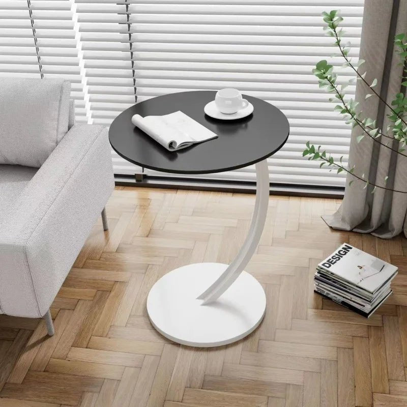 Table d'appoint Ronde Compacte pour Petits Espaces 12