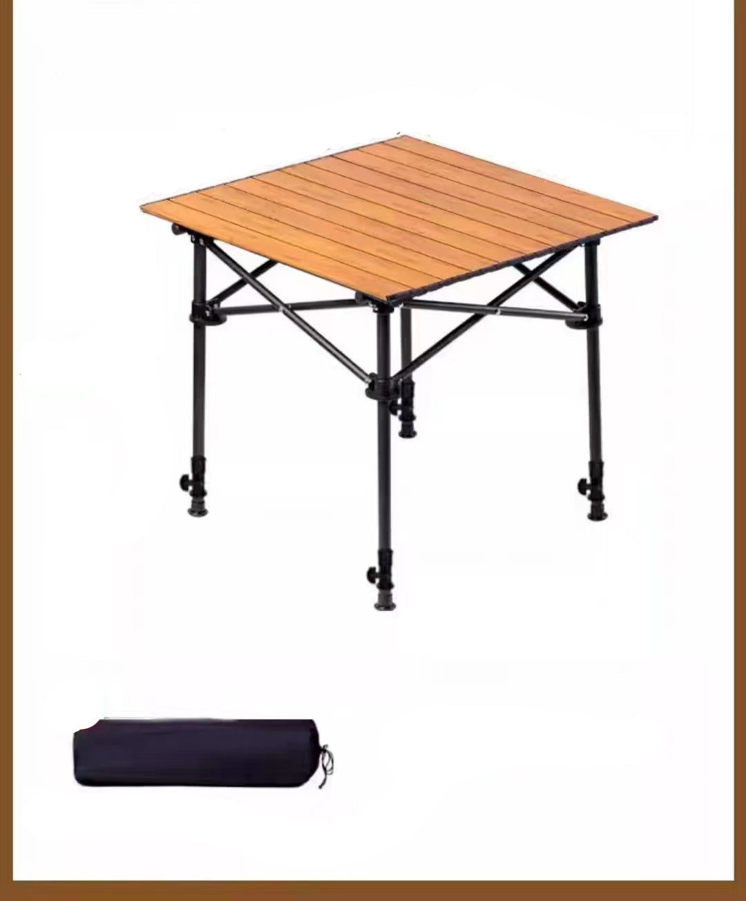 Table de Camping Pliante Portable pour Extérieur - Idéale pour Pique-Niques et Barbecues 4