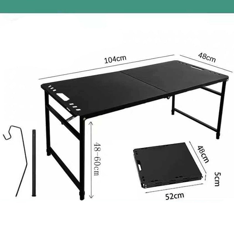 Table pliante réglable en hauteur pour usage polyvalent 0