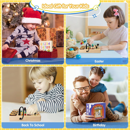 Tableau Interactif Montessori pour Tout-Petits 6