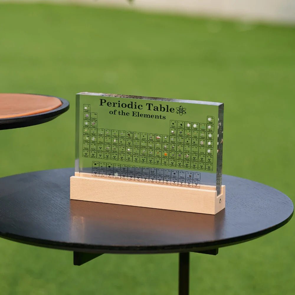 Tableau Périodique Lumineux avec Éléments Réels 1