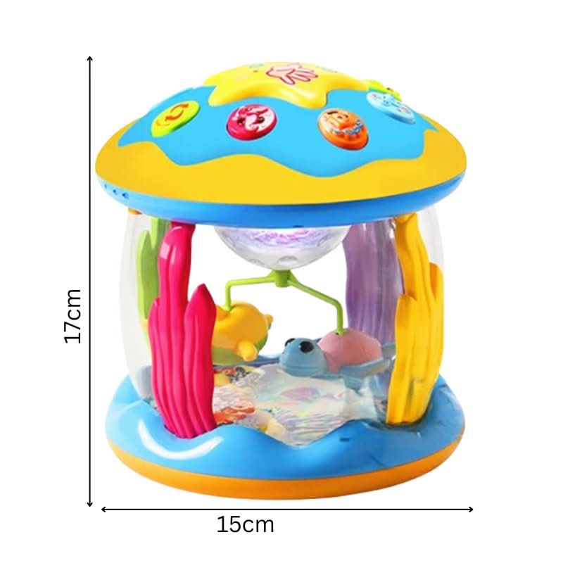 Tambour Magique pour Bébé avec Lumières et Sons Interactifs 3