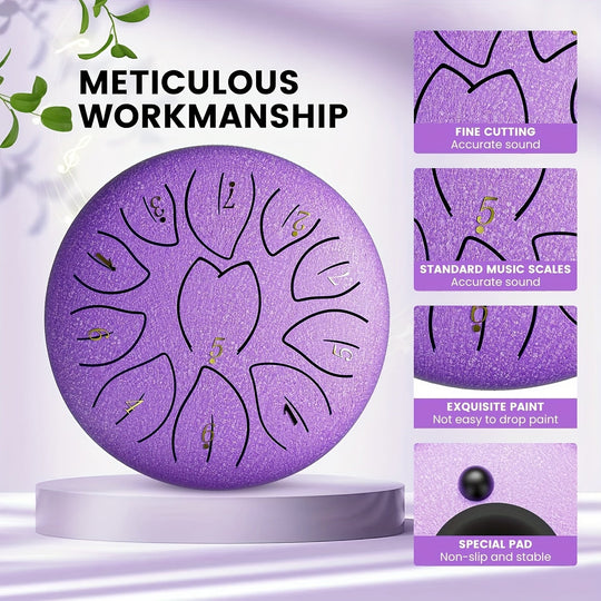 Tambour à Langue en Acier 11 Tons pour Jardin 2