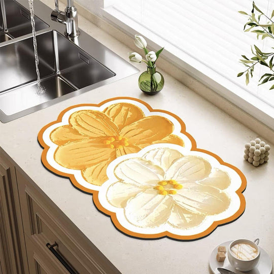 Tapis De Bain Antidérapant Floral Pour Salle De Bain 2