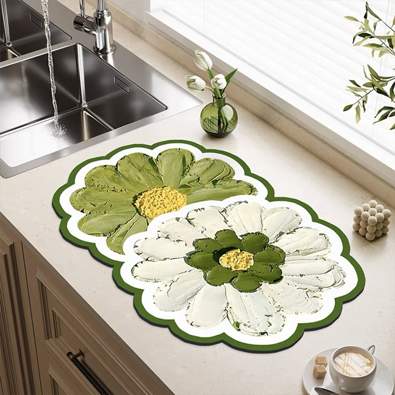 Tapis De Bain Antidérapant Floral Pour Salle De Bain 3