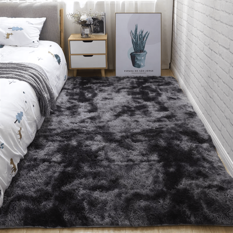 Tapis Doux Shaggy Antidérapant pour Chambre et Salon 0