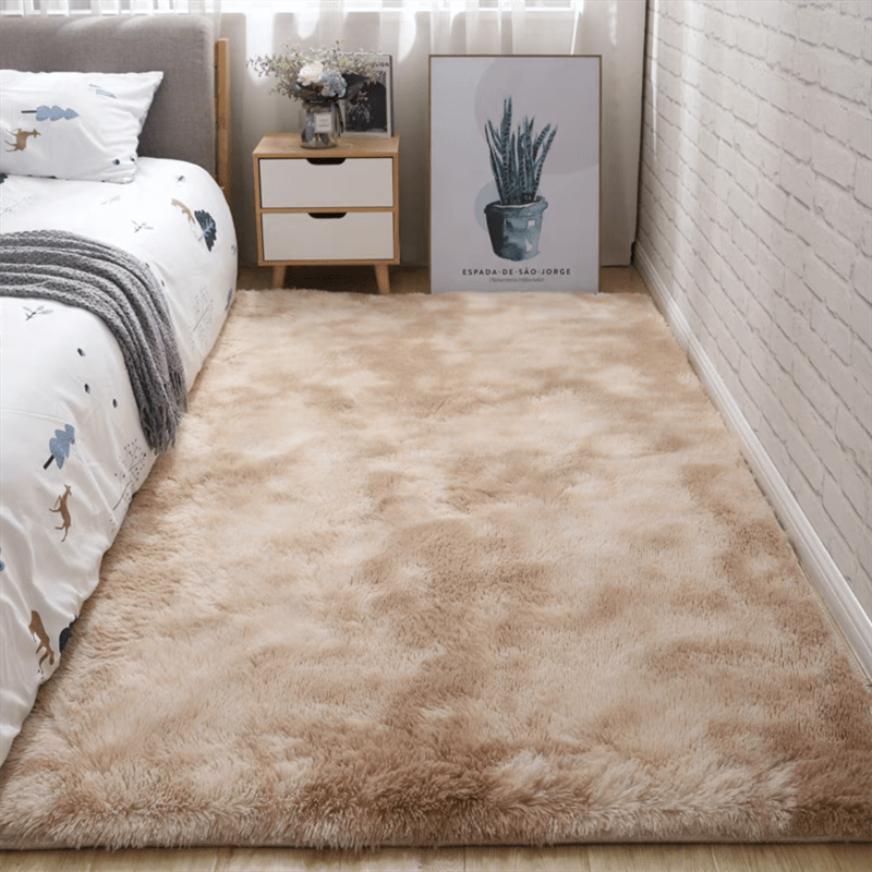 Tapis Doux Shaggy Antidérapant pour Chambre et Salon 11