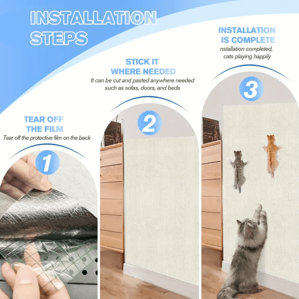 Tapis Grattage pour Chat Durable et Pratique 4