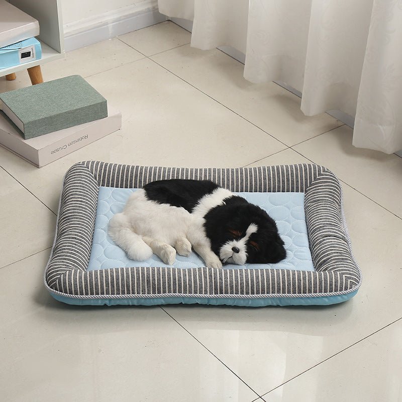 Tapis Rafraichissant Chien Bord Rembourré Antidérapant 60x45 cm 1