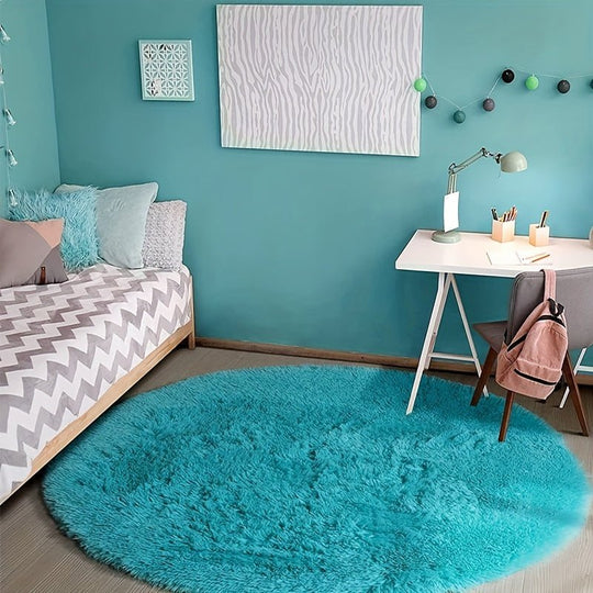 Tapis Rond Confortable pour Enfants et Salon 1