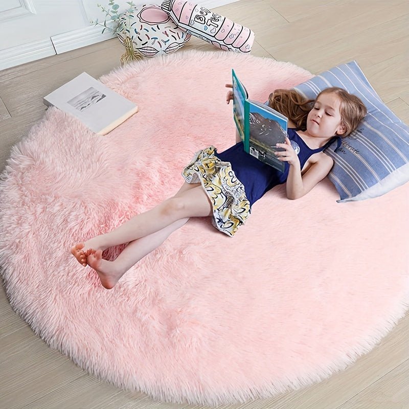 Tapis Rond Confortable pour Enfants et Salon 3