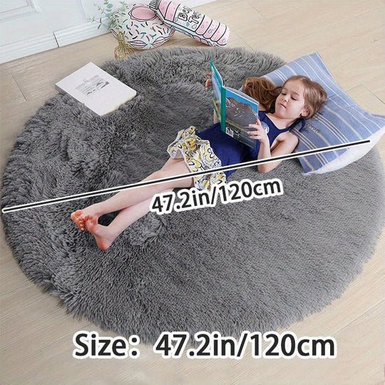 Tapis Rond Confortable pour Enfants et Salon 6